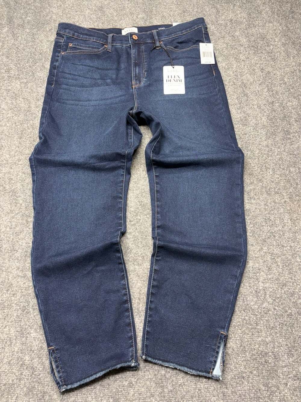 Nicole Miller New York Soho High Rise Ankle Skinny Flex Denim Jeans Size 16 NWT